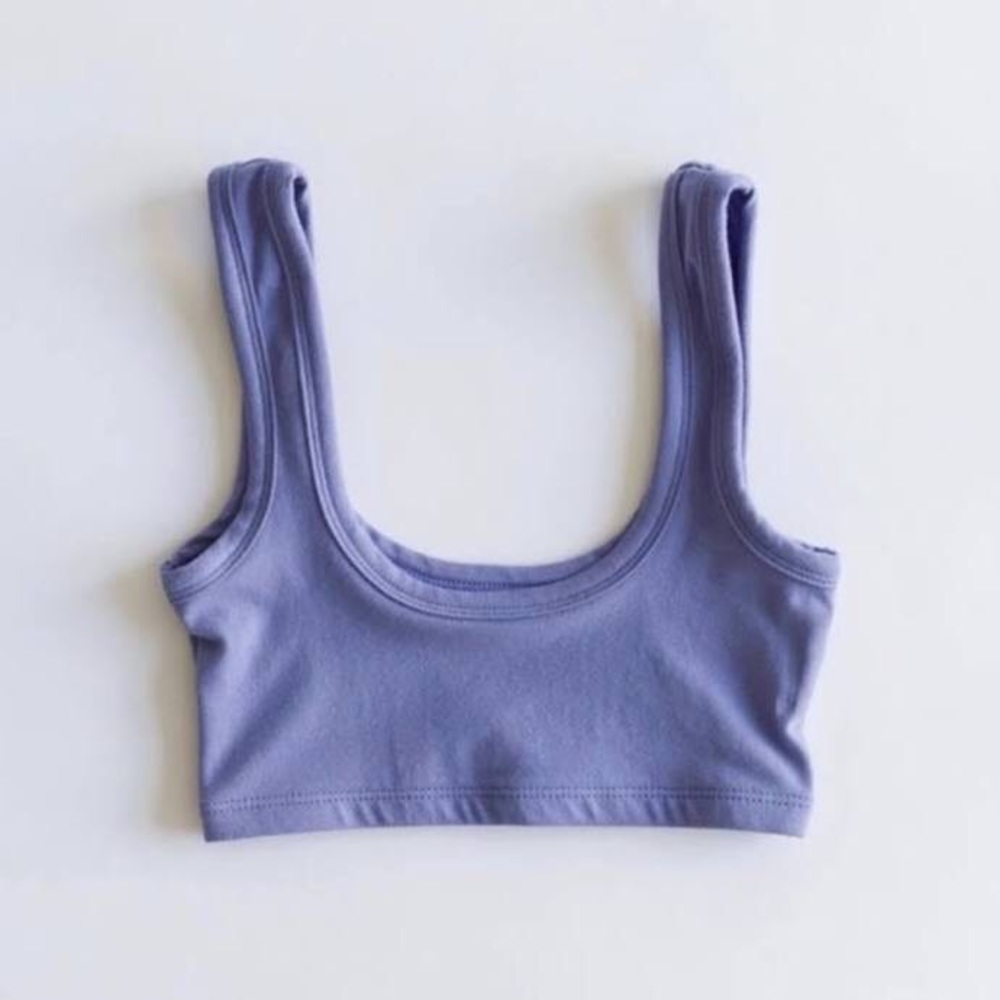 ARQ Wide-strap bra • Periwinkle • Large